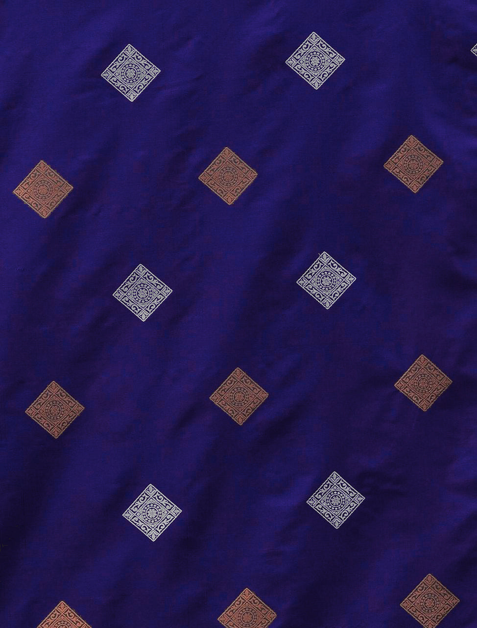 Evocative Royal Blue Soft Silk Saree With Amazing Blouse Piece