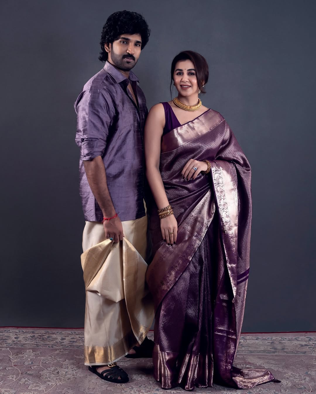 Ratatouille Purple Soft Silk Saree With Lagniappe Blouse Piece