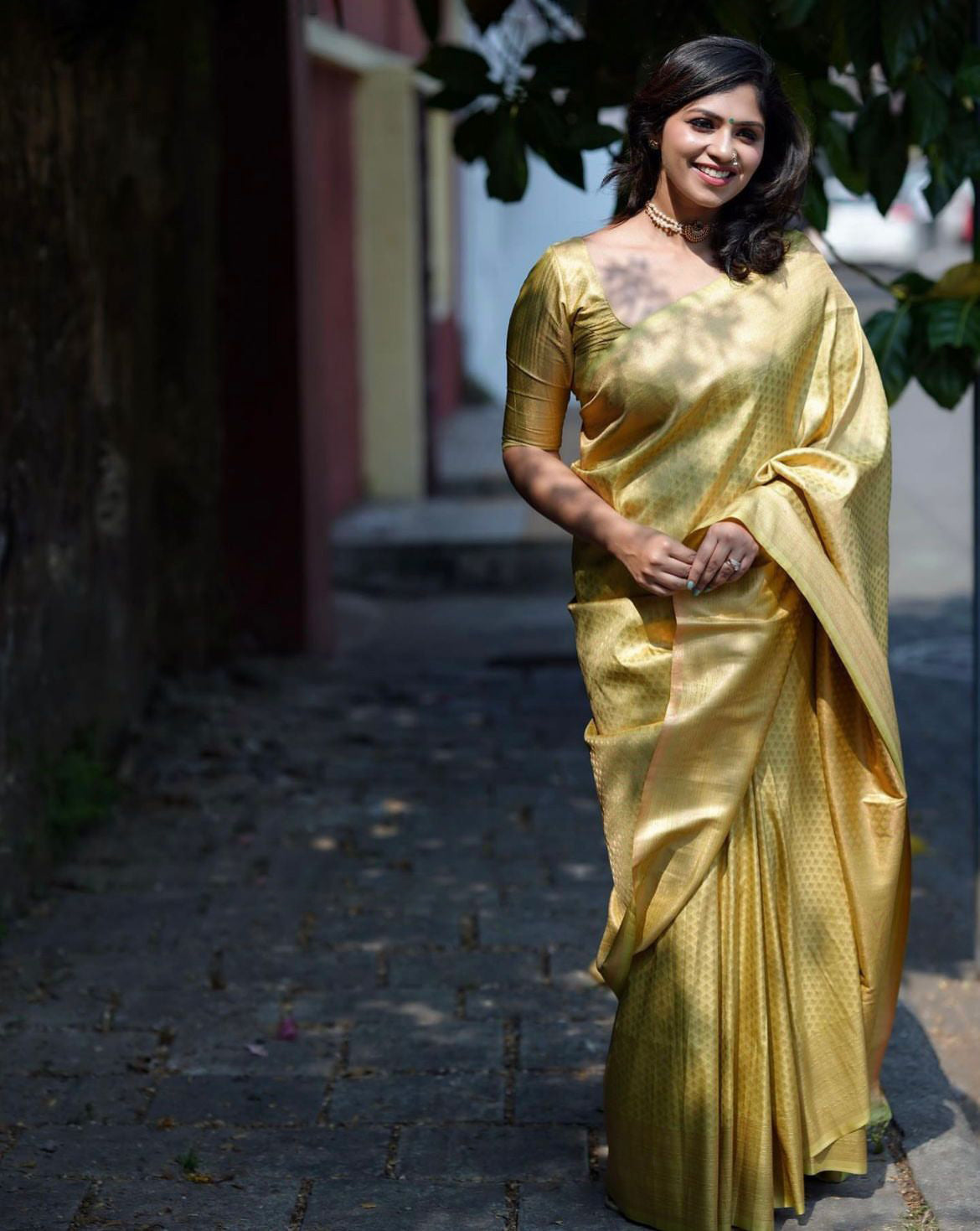 Unequalled Yellow Soft Silk Saree With Dissemble Blouse Piece