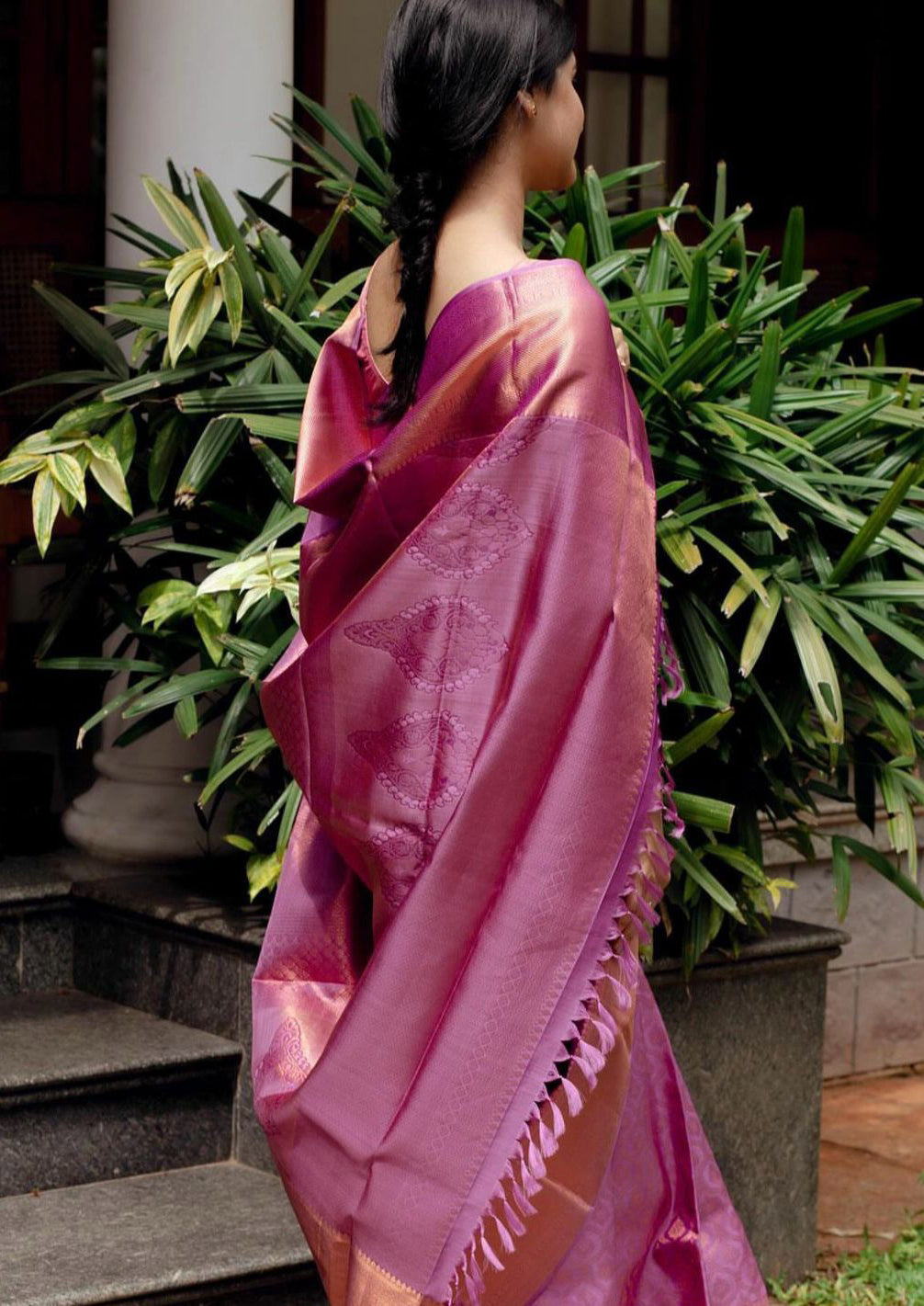 Adorable Pink Soft Silk Saree With Forbearance Blouse Piece