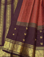 Precious Orange Soft Silk Saree With Dulcet Blouse Piece