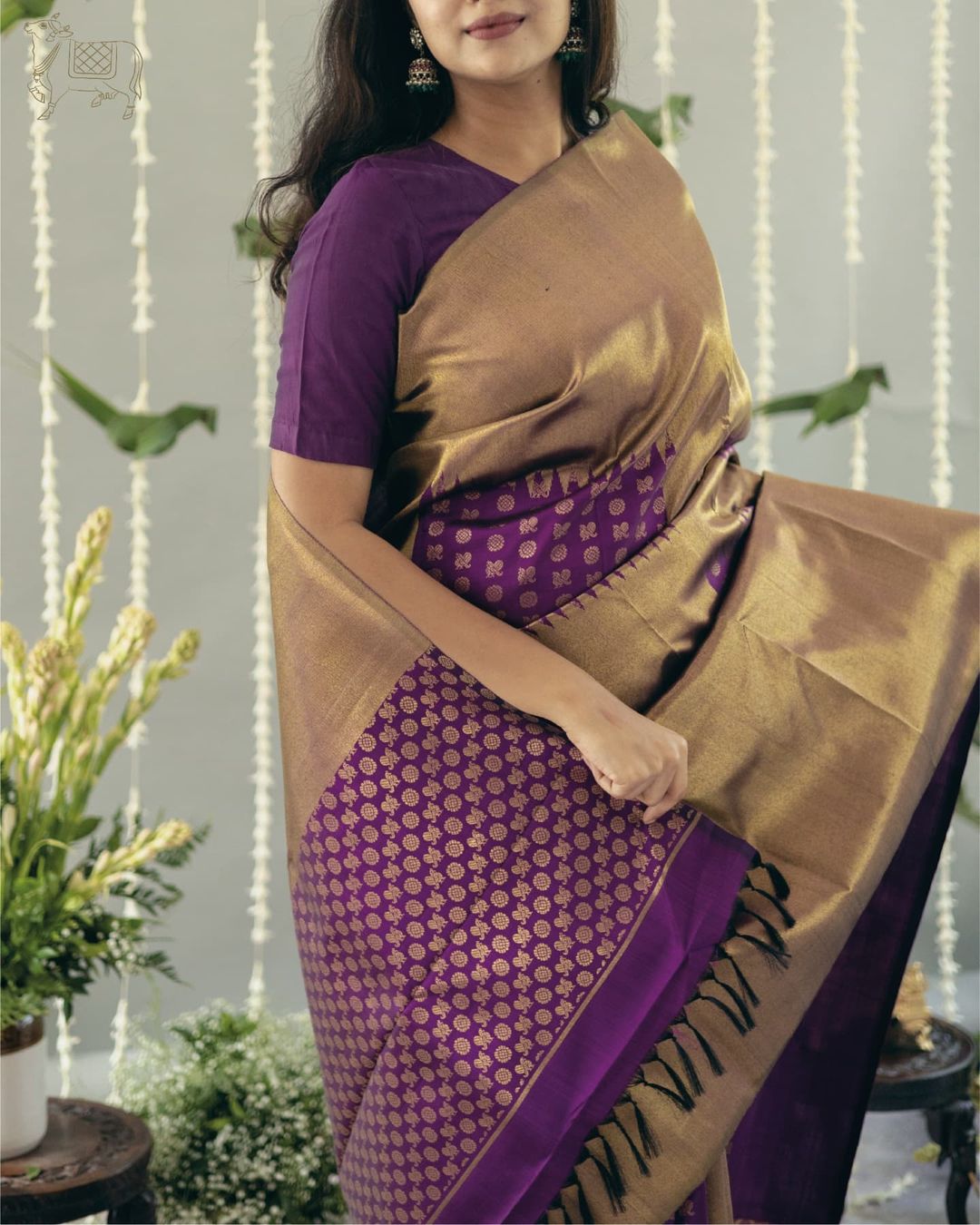 Exquisite Dark Beige Soft Silk Saree With Conflate Blouse Piece