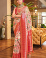 Traditional Beige Patola Silk Saree With Beauteous Blouse Piece