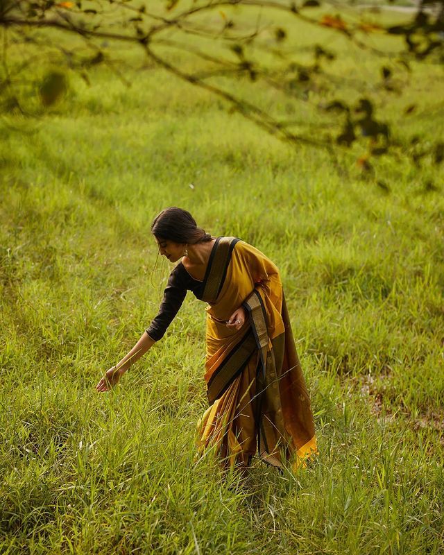 Transcendent Yellow Soft Banarasi Silk Saree With Trendy Blouse Piece