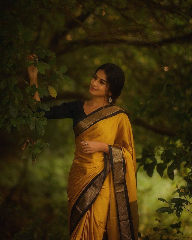 Transcendent Yellow Soft Banarasi Silk Saree With Trendy Blouse Piece