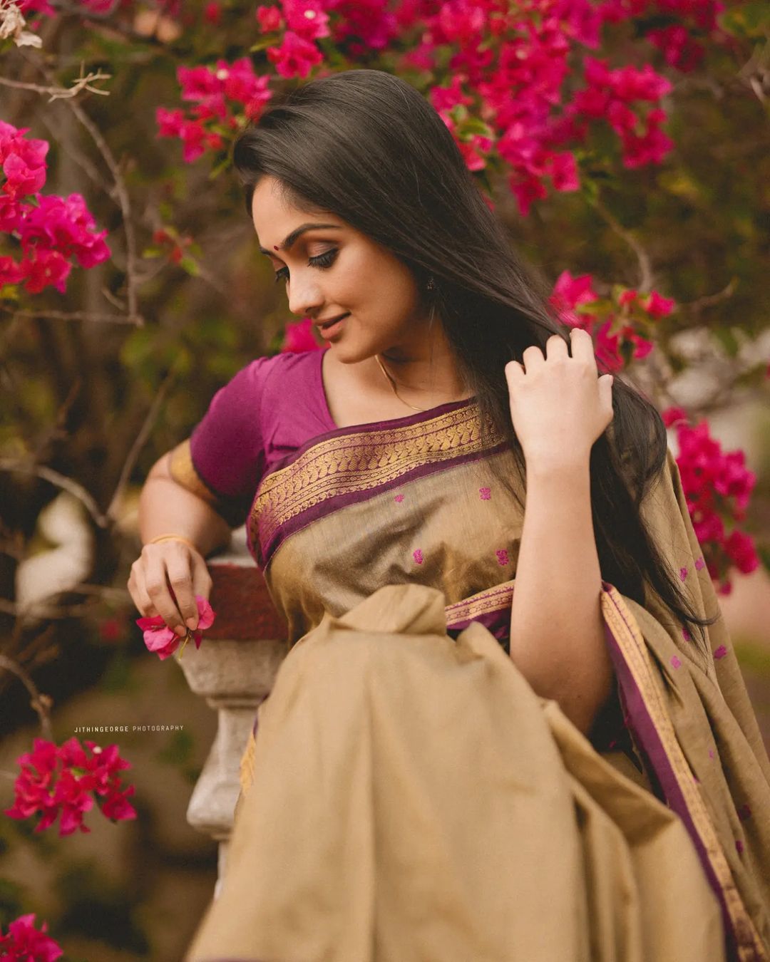 Deserving Dark Beige Soft Banarasi Silk Saree With Exceptional Blouse Piece