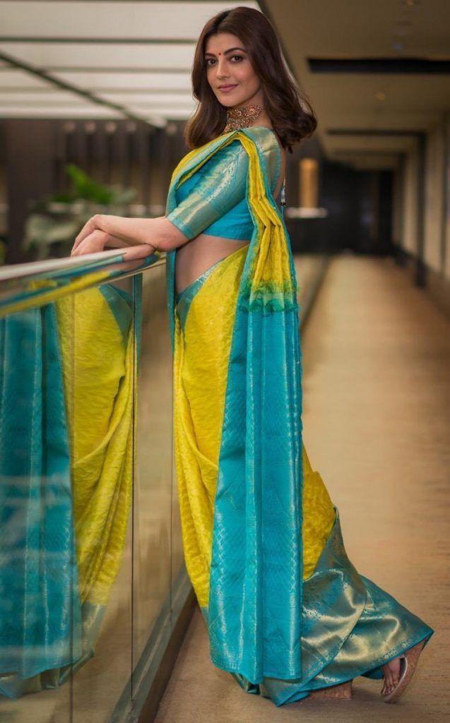 Assemblage Yellow Soft Silk Saree With Adorable Blouse Piece