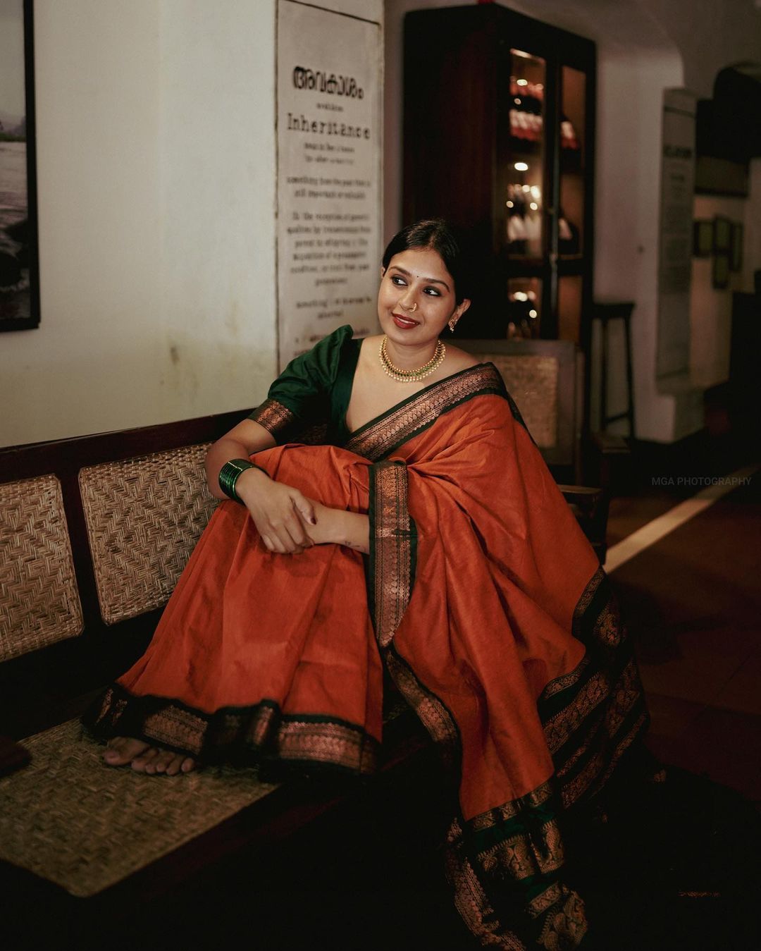 Tantalizing Orange Soft Banarasi Silk Saree With Demesne Blouse Piece