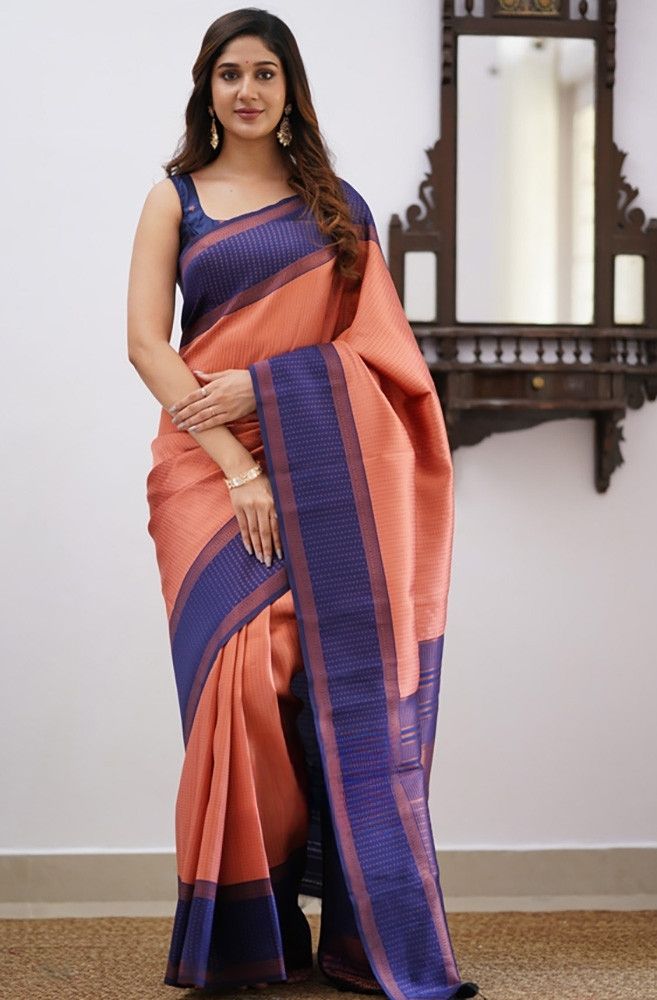 Energetic Pink Soft Silk Saree With Mellifluous Blouse Piece