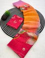 Sophisticated Multicolor Printed Linen Silk Saree With Profuse Blouse Piece
