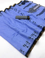 Dalliance Blue Printed Cotton Silk Saree With Intricate Blouse Piece