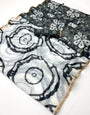 Pulsating Off White Printed Cotton Silk Saree With Majesty Blouse Piece