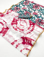 Inimitable Off White Printed Cotton Silk Saree With Incredible Blouse Piece