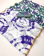 Demanding Off White Printed Cotton Silk Saree With Adorable Blouse Piece