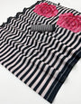 Rhapsody Black Printed Cotton Silk Saree With Blissful Blouse Piece
