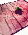 Quintessential Multicolor Digital Printed Satin Silk Saree With Sophisticated Blouse Piece