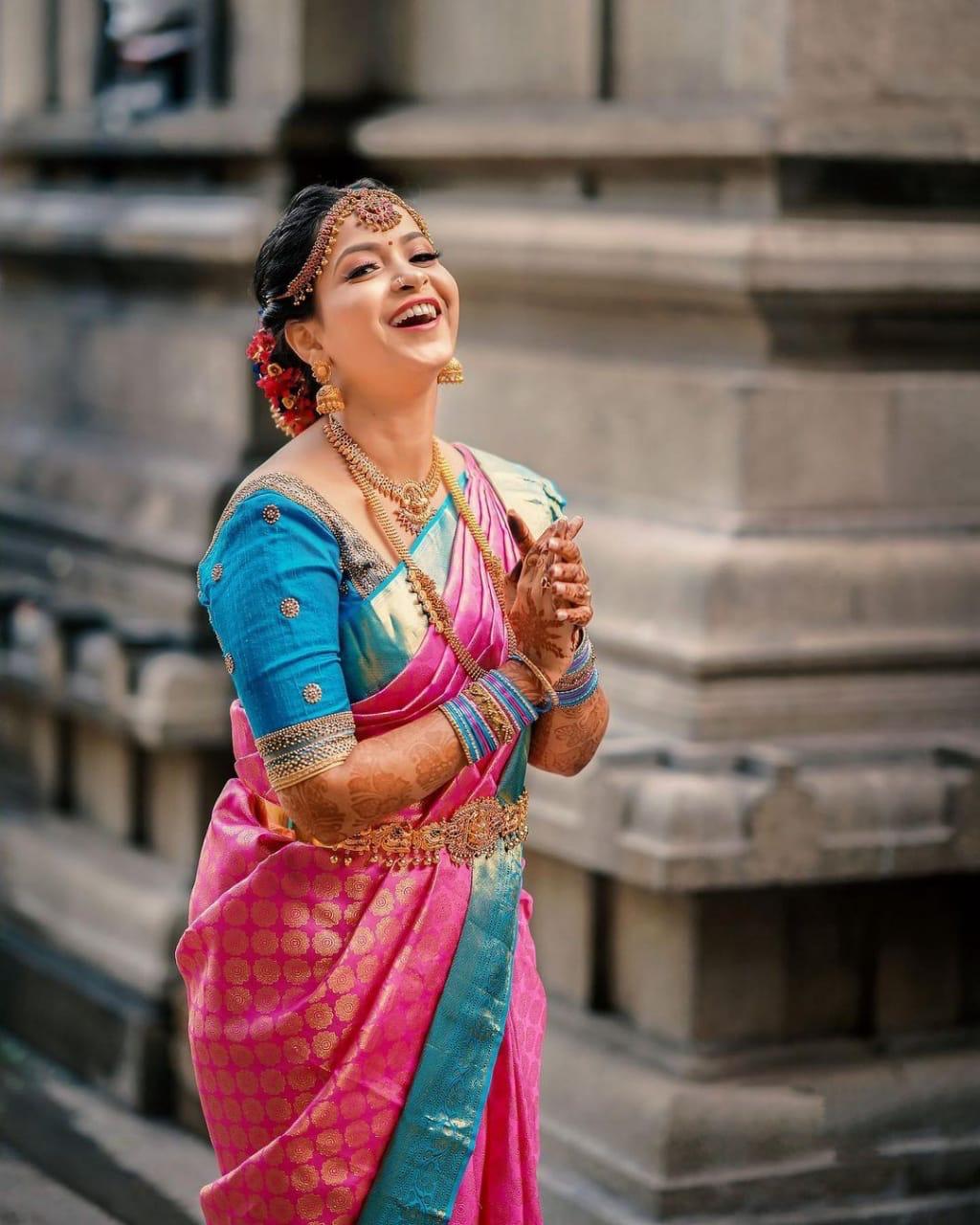 Appealing Dark Pink Soft Banarasi Silk Saree With Preferable Blouse Piece