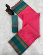 Pleasurable Dark Pink Soft Banarasi Silk Saree With Inspiring Blouse Piece